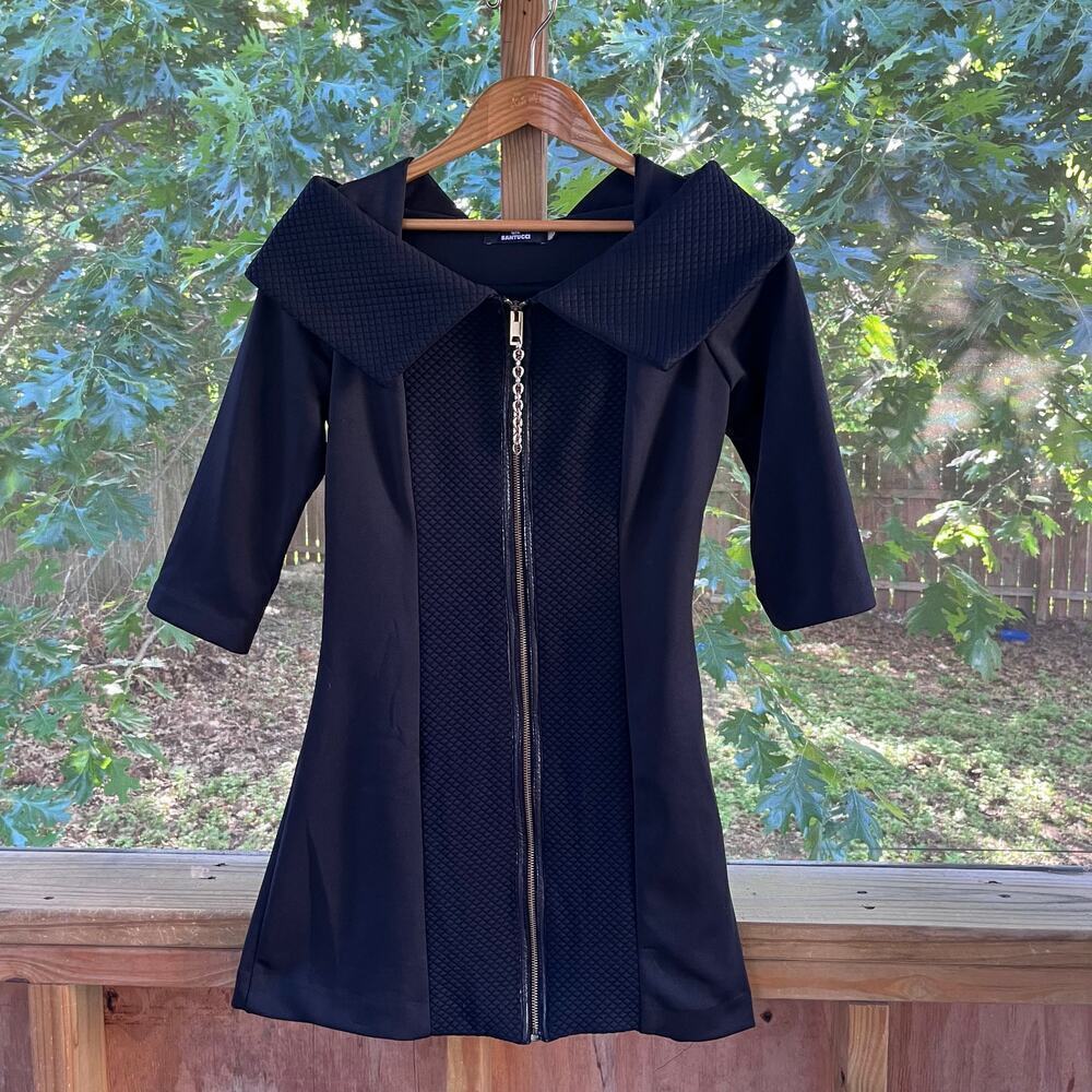 Gil Santucci Women's Back Zip Front Mini Dress Size 42 (U.S. 6)